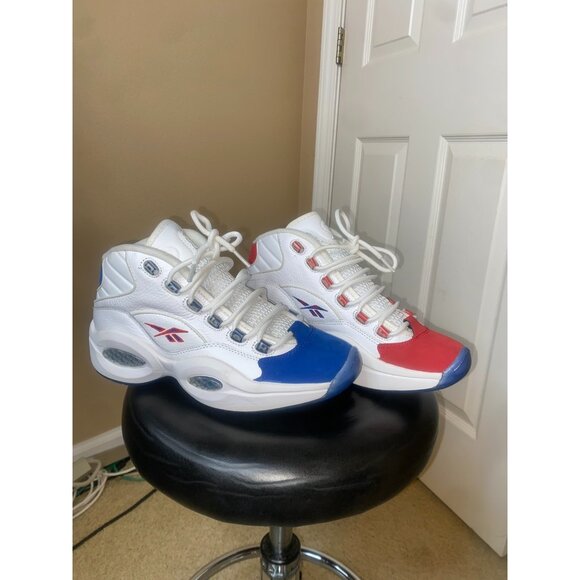 Size 8 - Reebok Question Mid Double Cross - Picture 1 of 10